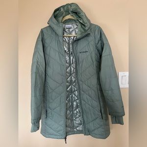 Womens Small Columbia Omni Heat Parka Coat